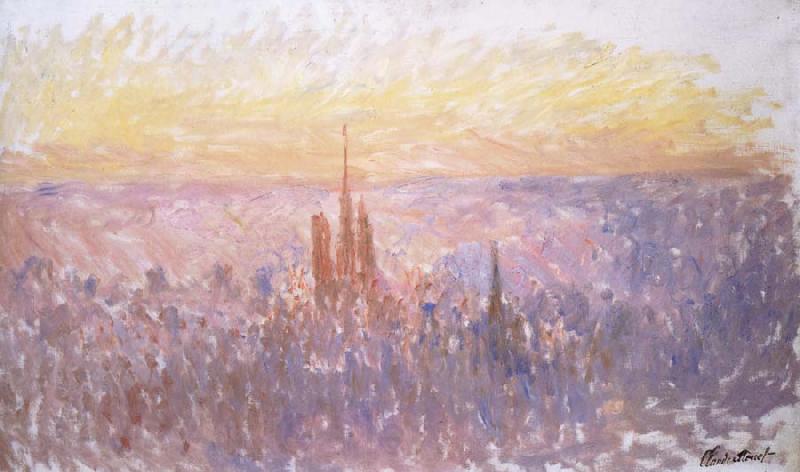 Claude Monet View of Rouen